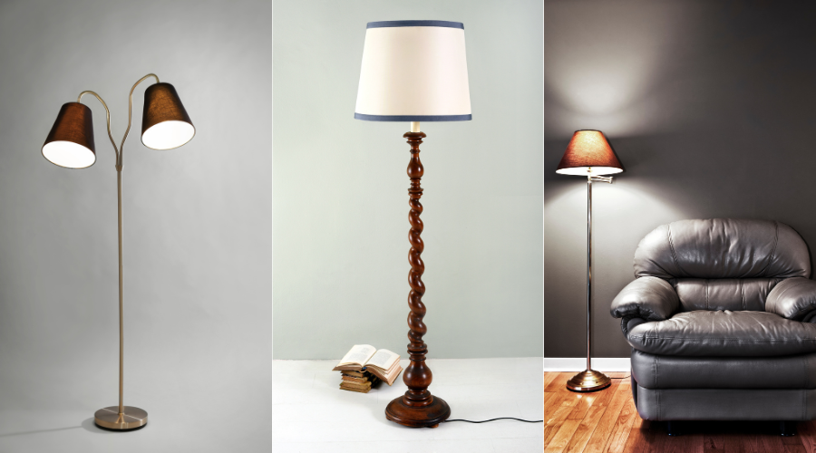 Different floor lamps